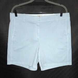 NWT J.Crew Blue 7” Classic Chino Shorts, Size 12